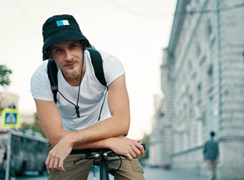 Keep your head safe with a bucket hat with string