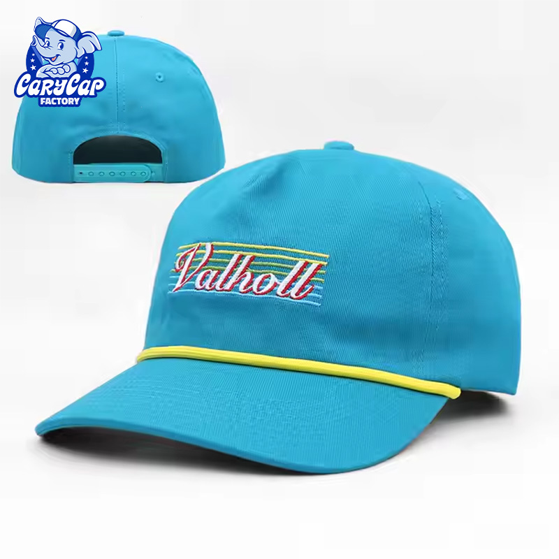 Rope 5 Panel Baseball Cap