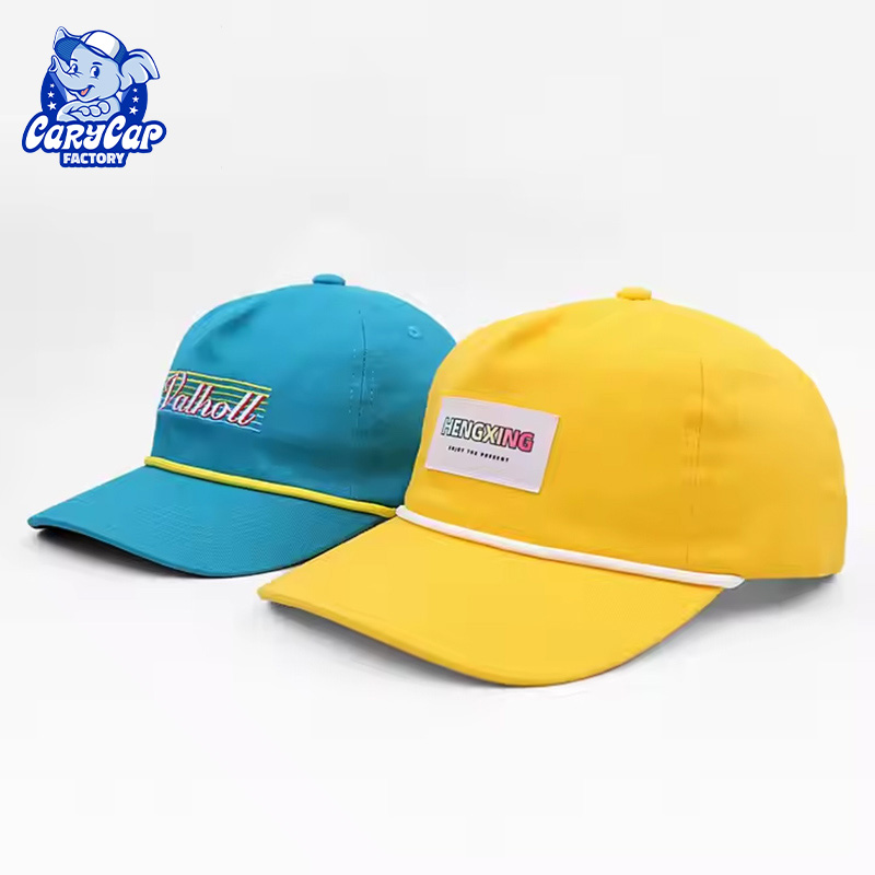 Rope 5 Panel Baseball Cap