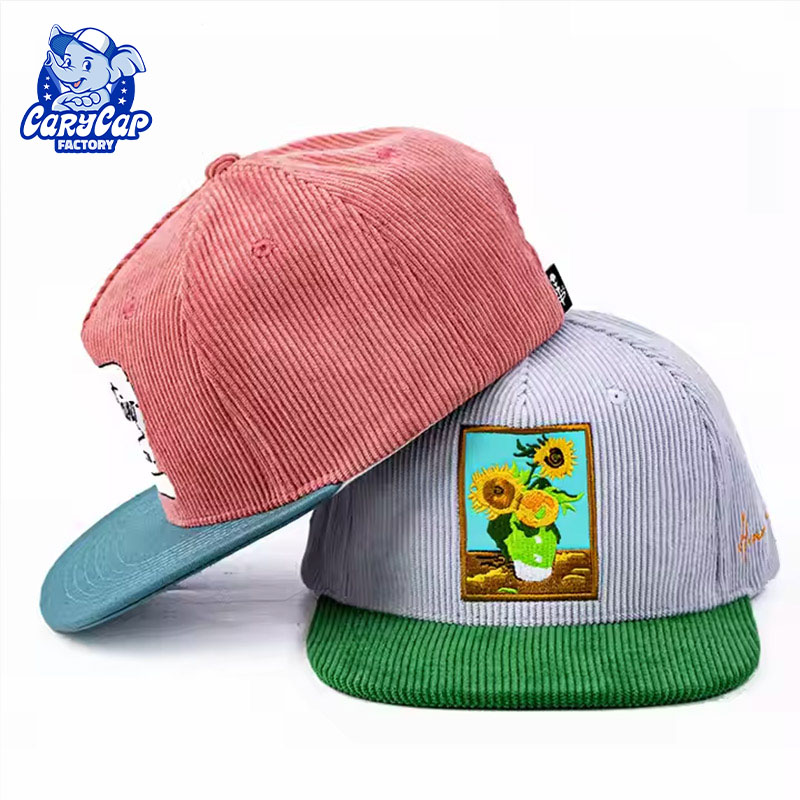 Corduroy 5 Panel Baseball Hat