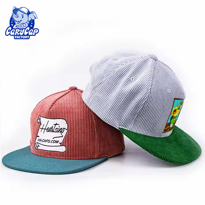 Corduroy 5 Panel Baseball Hat