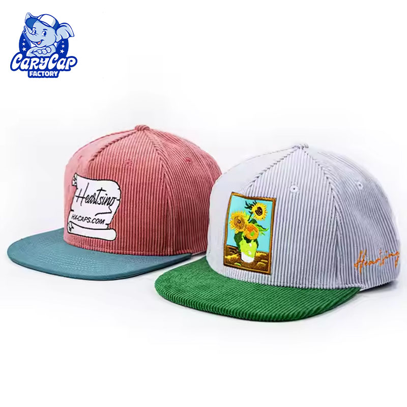 Corduroy 5 Panel Baseball Hat