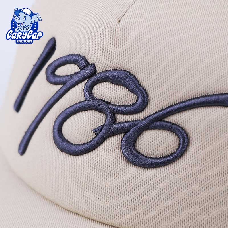 Embroidery 5 Panel Trucker Hat