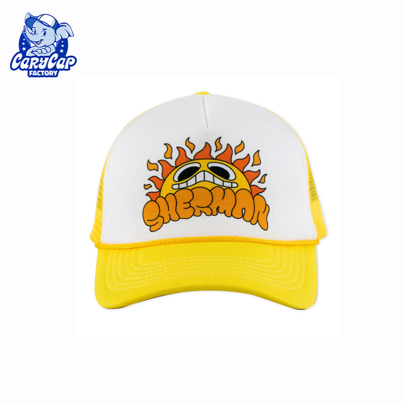 Print 5 Panel Trucker Hat