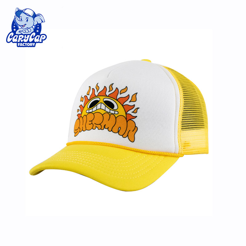 Print 5 Panel Trucker Hat