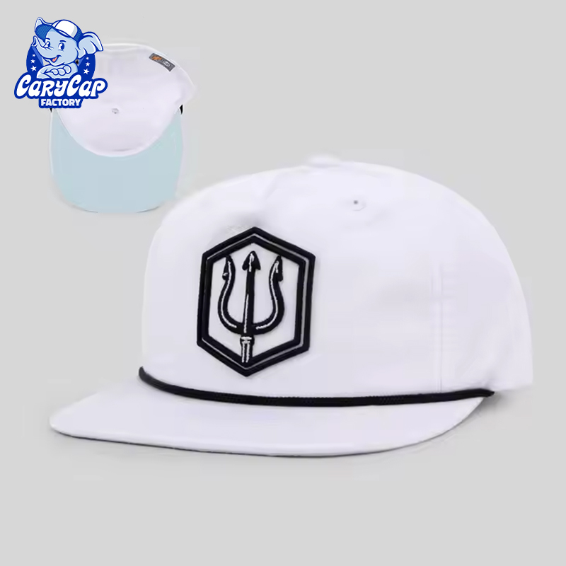 Rope 5 Panel Snapback Cap