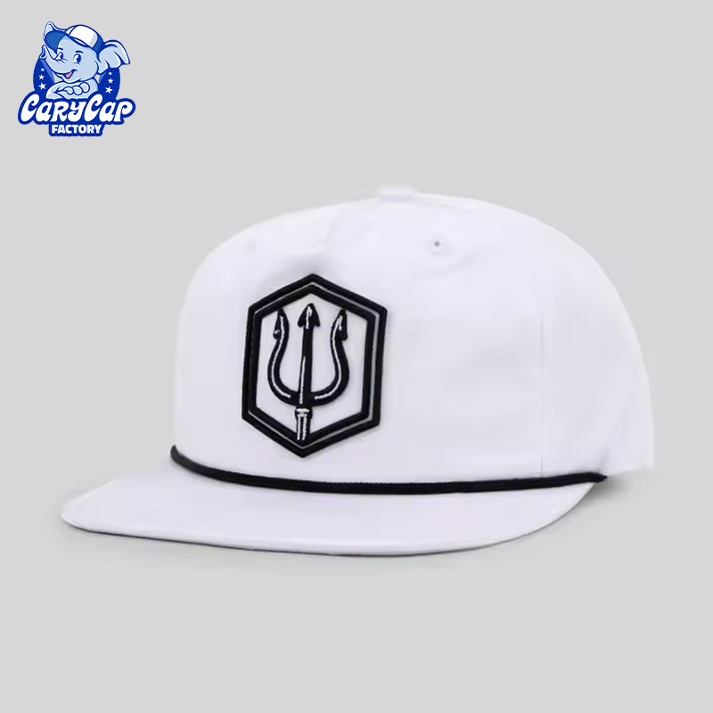 Rope 5 Panel Snapback Cap