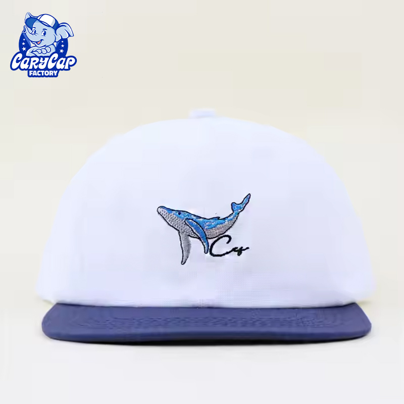 Embroidered 6 Panel Snapback Cap