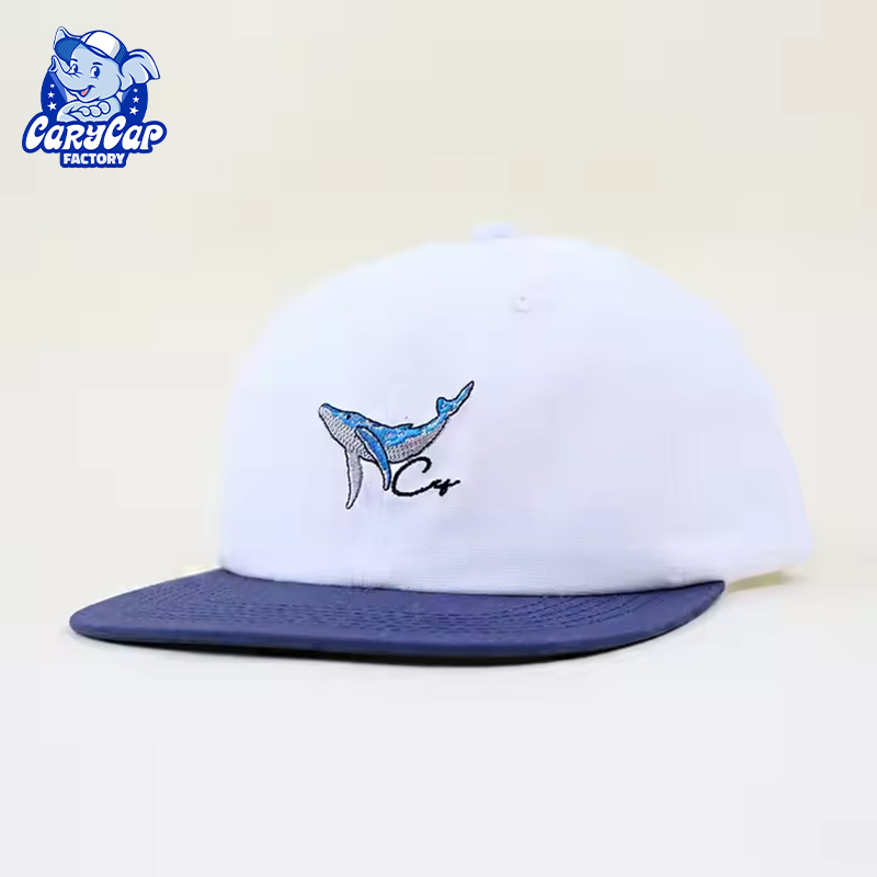 Embroidered 6 Panel Snapback Cap