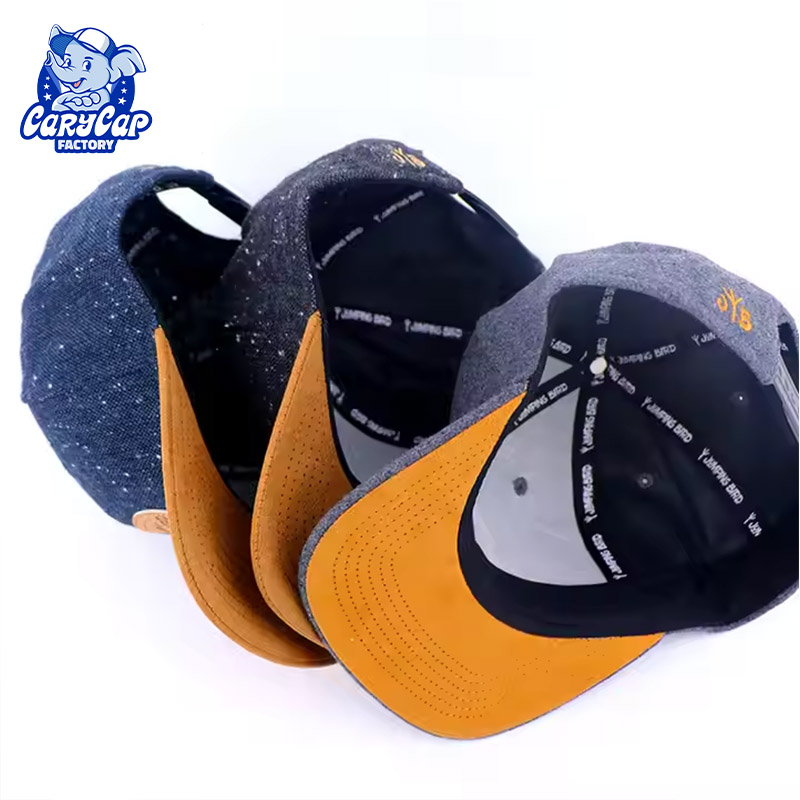 Wool 6 Panel Snapback Cap